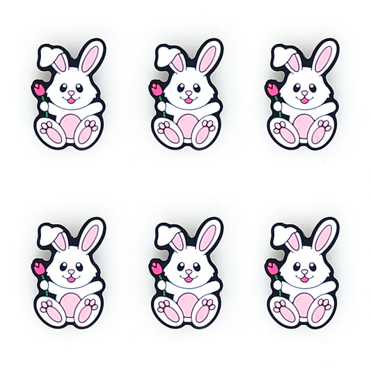 Rabbit Tulip Easter Focal Beads