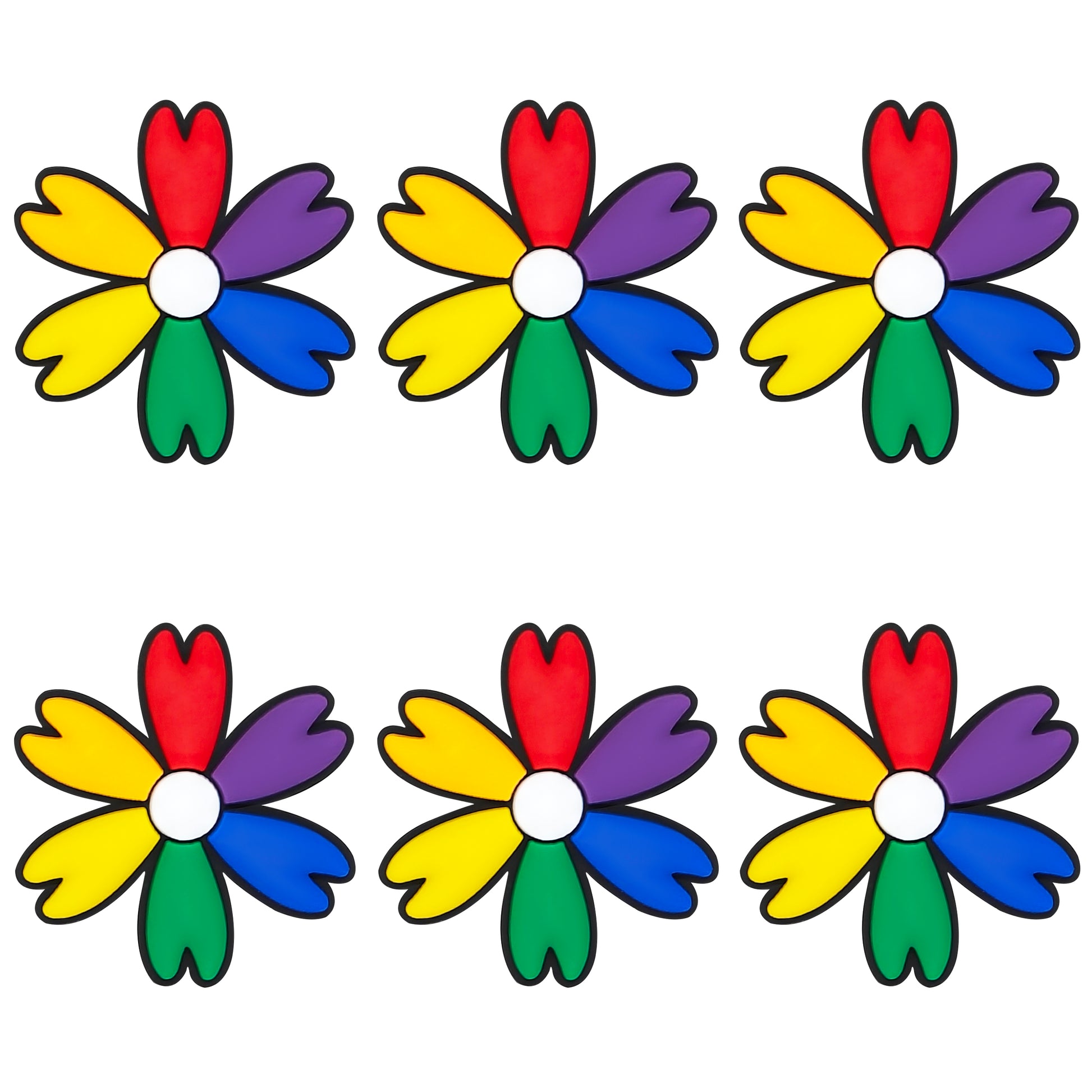 Rainbow Flower Focal