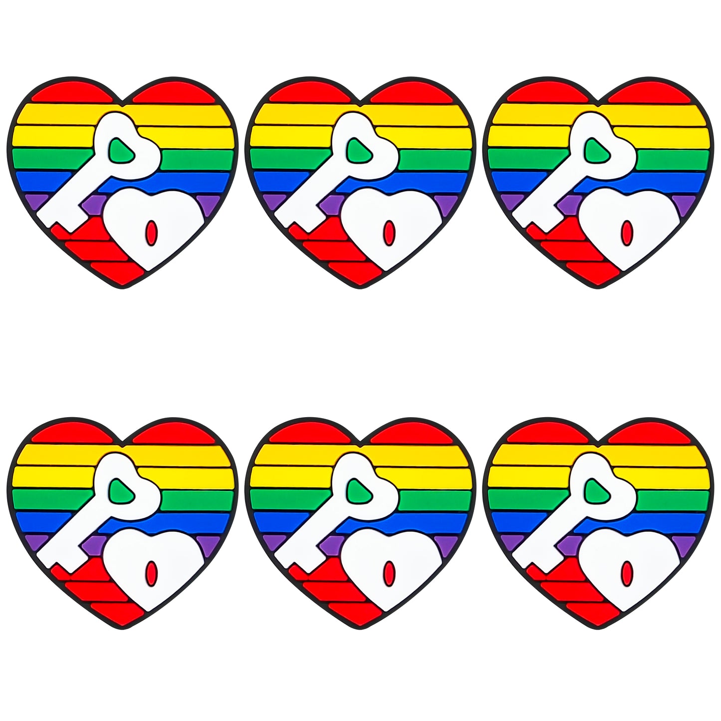 Rainbow Heart Focal