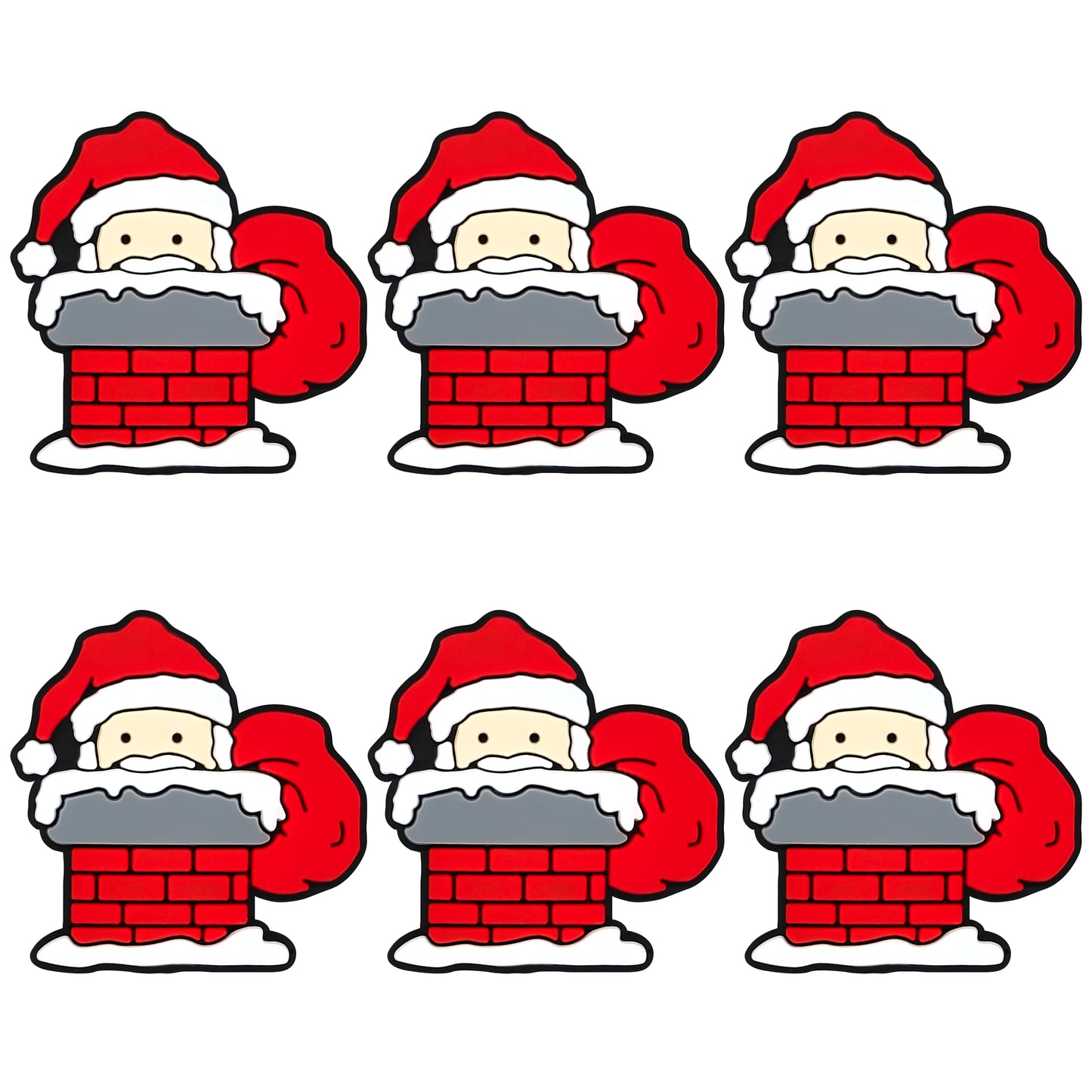 Santa In Chimney Focal