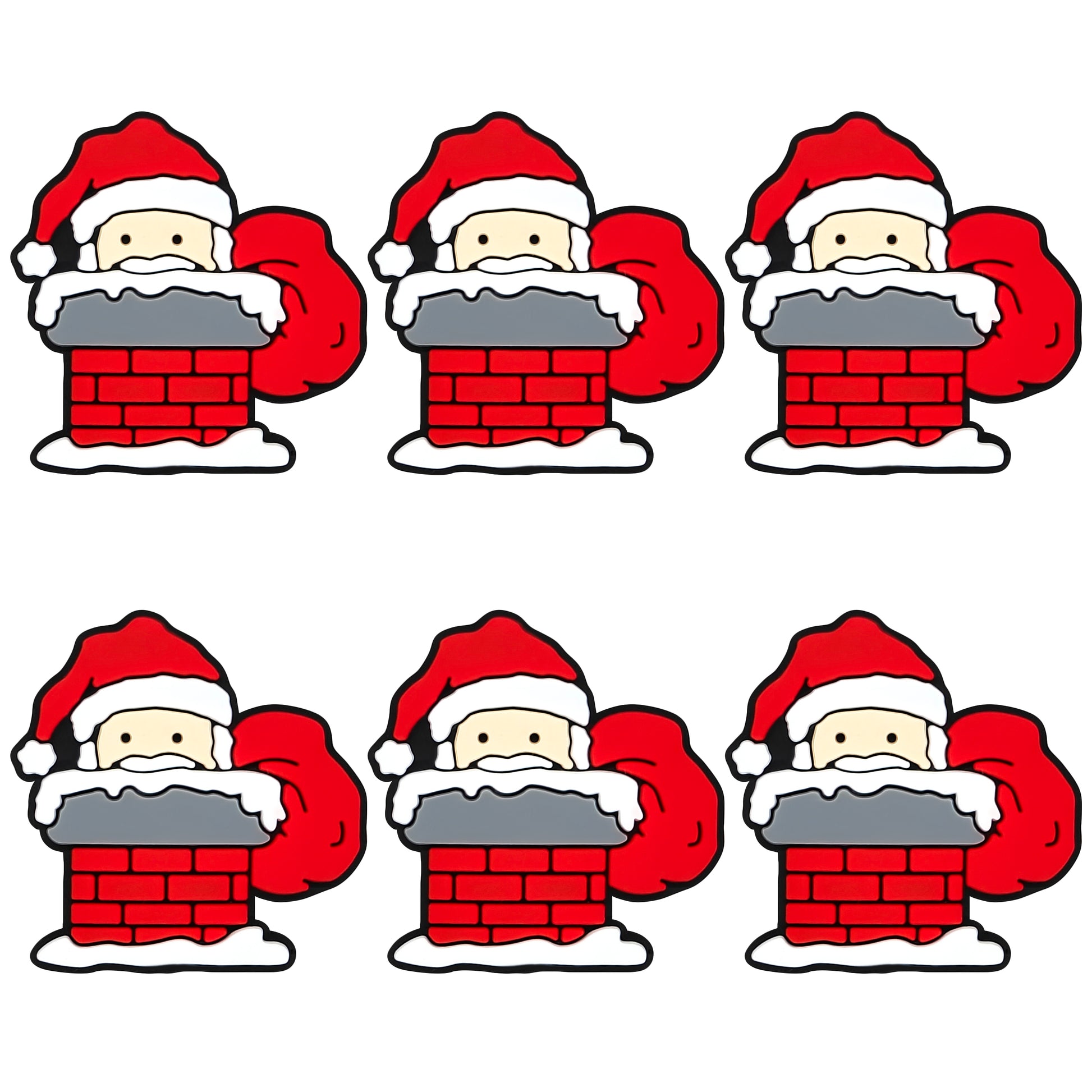 Santa In Chimney Focal