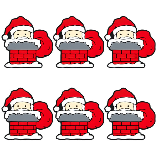 Santa In Chimney Focal