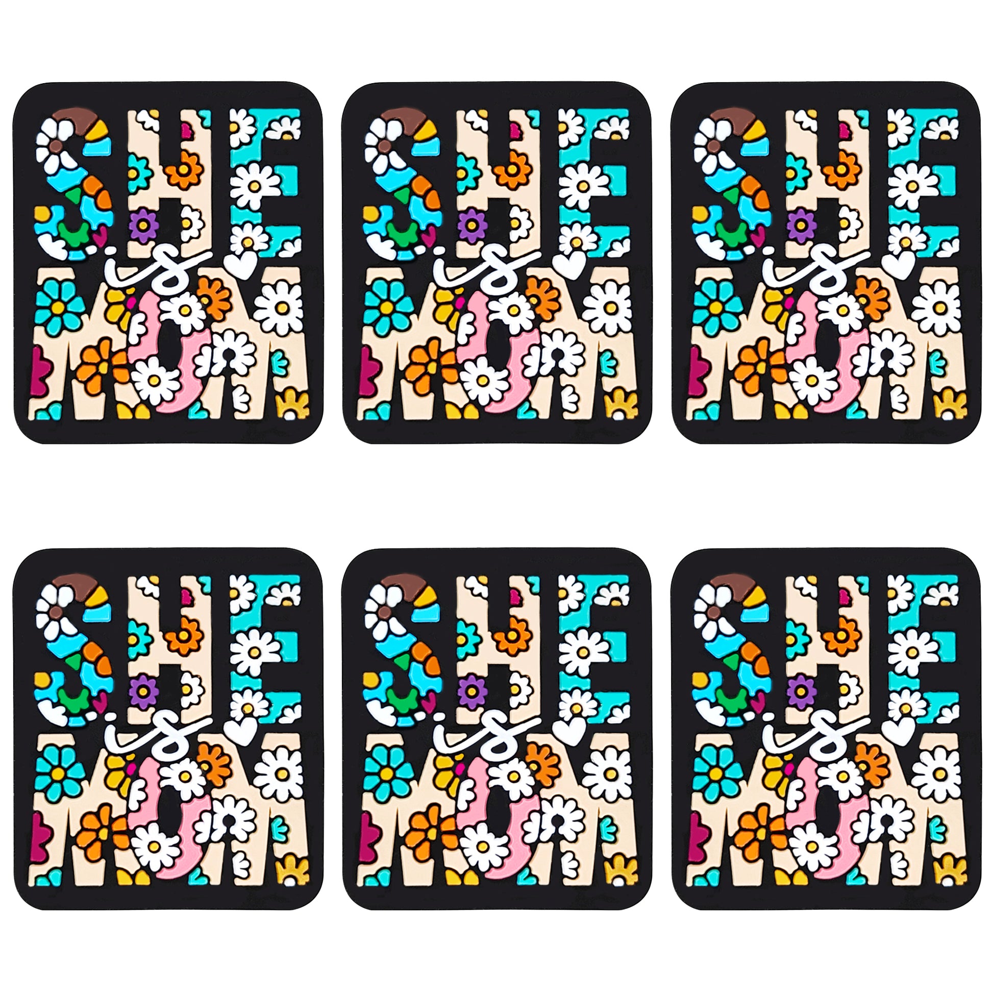 She Is Mom Floral Focal