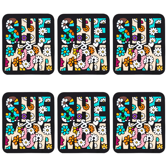 She Is Mom Floral Focal