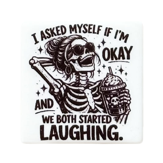 Skeleton Lady Print Focal