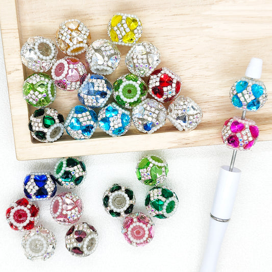 Sparkly Colorful Rhinestone Acrylic Beads,Crystal Beads