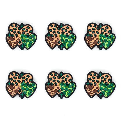 St Patrick Leopard Heart Focal