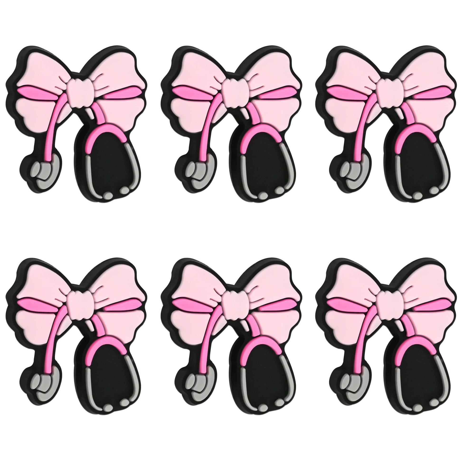 Stethoscope Pink Bow Nurse Focal