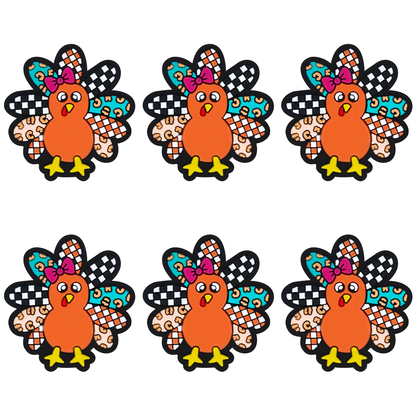 Turkey Checked Bow Focal