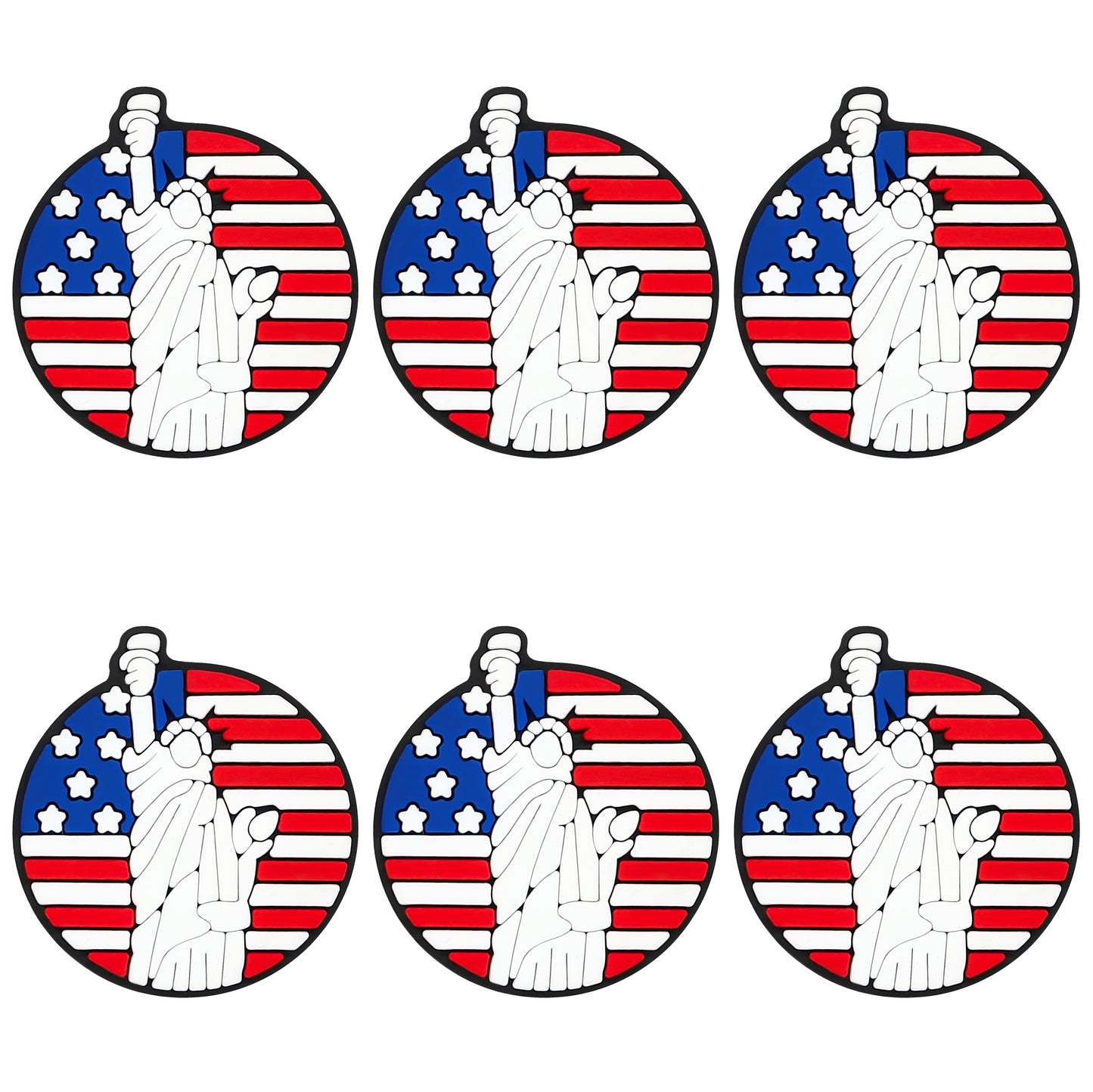 USA Statue of Liberty Patriotic Focal