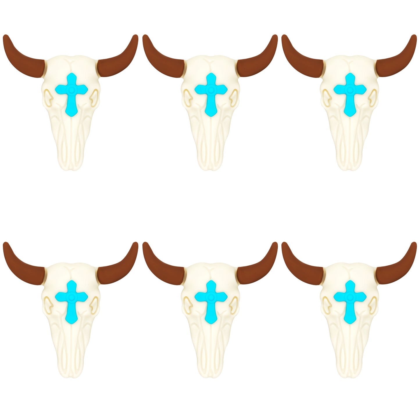 Western 3D Bull Head Skull Focal