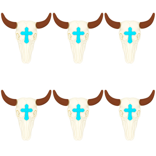 Western 3D Bull Head Skull Focal