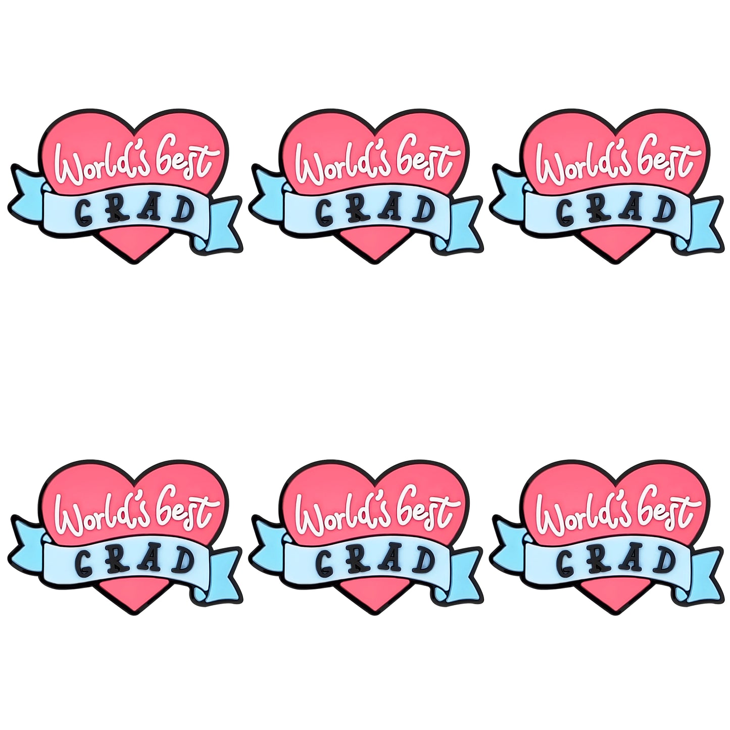 World's Best GRAD Heart Focal