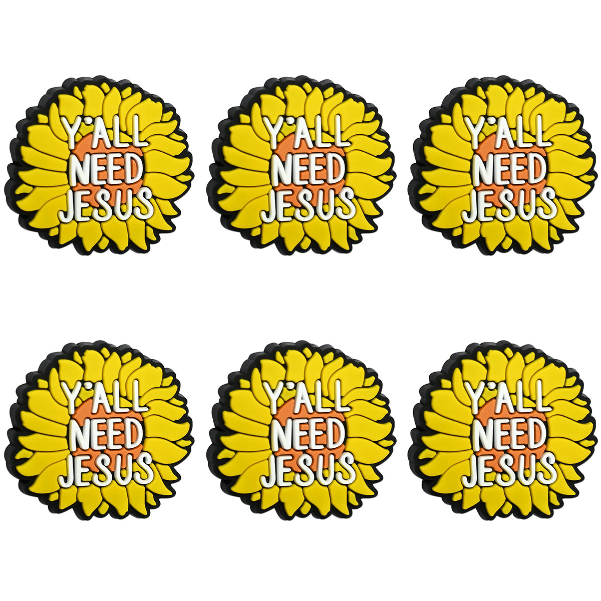 Yall Need Jesus Sunflower Focal