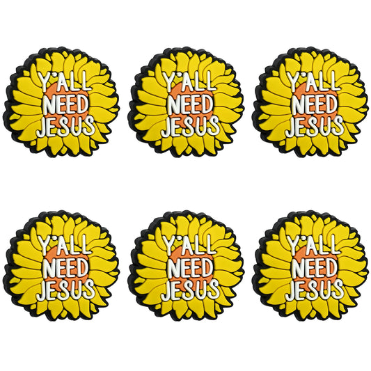 Yall Need Jesus Sunflower Focal