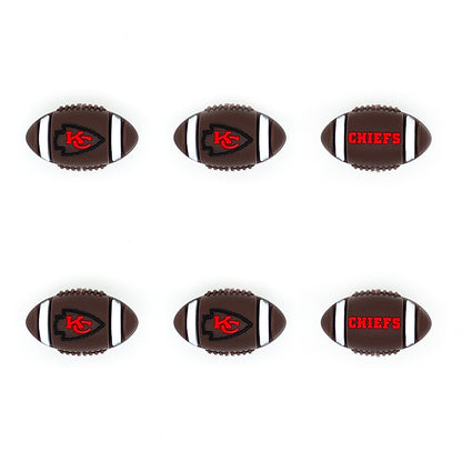 Football Team Focal Silicone Beads