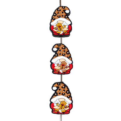 Leopard Gingerbread Man Gnome Focal