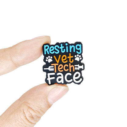 Resting Vet Tech Face Focal