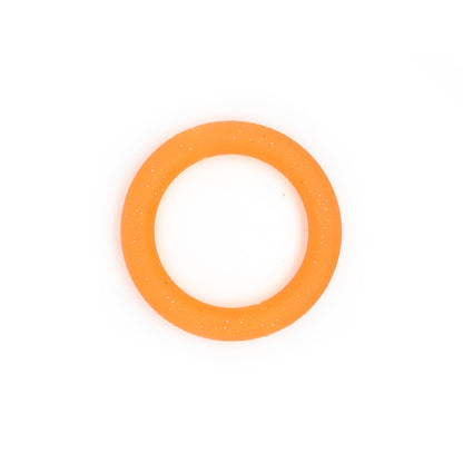 65mm Glitter Silicone Ring Loop with 2 holes