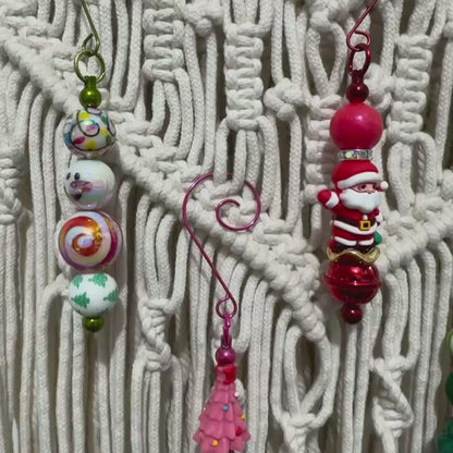 5 Sets DIY Beaded Christmas Tree Hook Kit