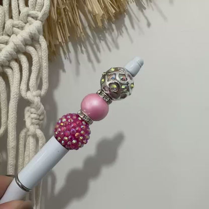 18mm Bling Rhinestone Ball Acrylic Beads
