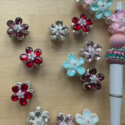 Fancy Rhinestone Flower Beads