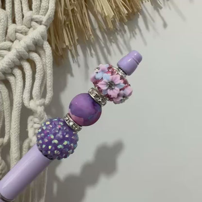 20mm Fancy Flower Rhinestone Focal Beads For Pen