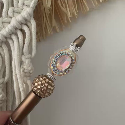 Crown Gem Rhinesetone Oval Shaped Fancy Beads