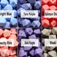 14/17mm Hexagon Silicone Beads #99 - #119