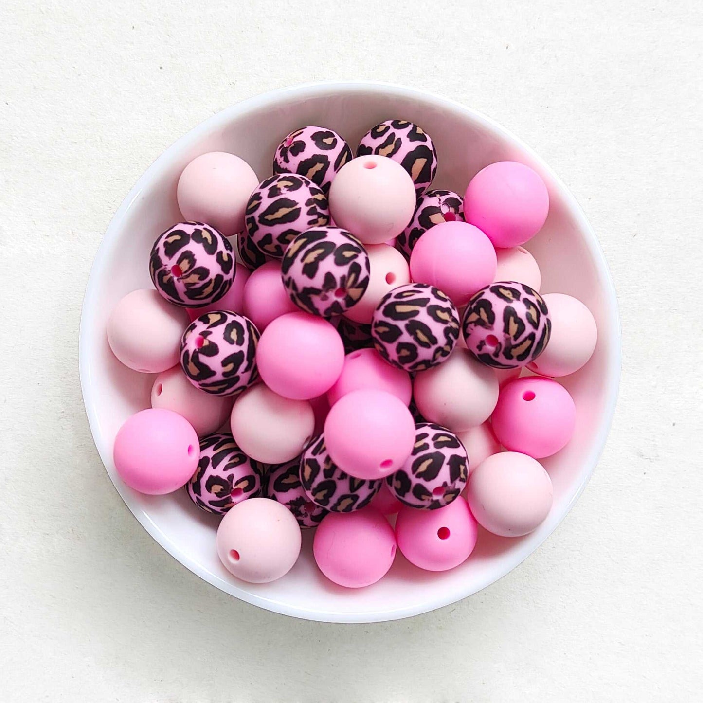12/15mm Mix 3 Colors Round Silicone Beads