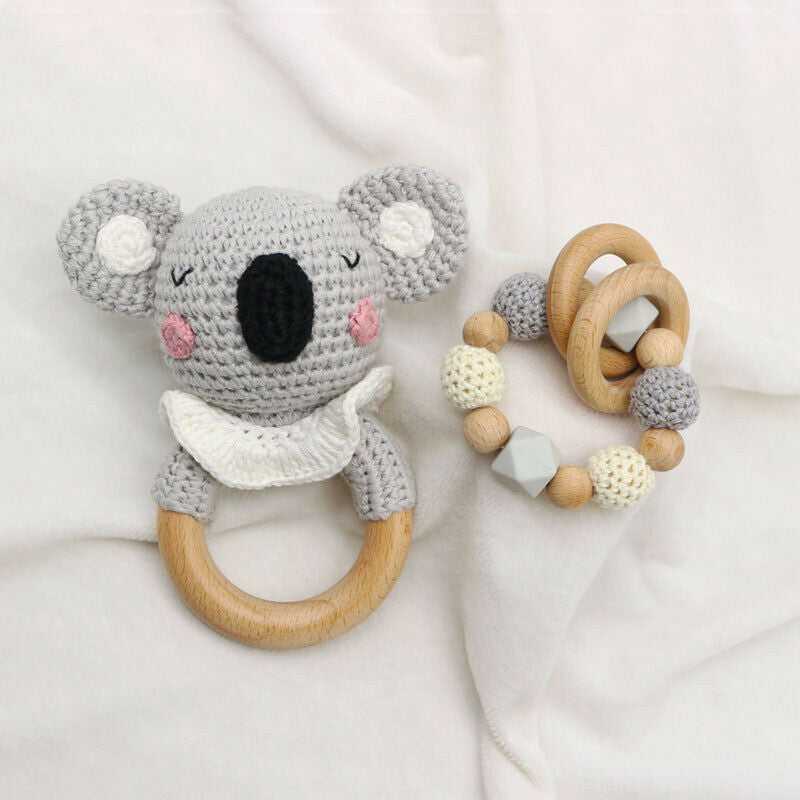 Crochet Koala - Rattle Set