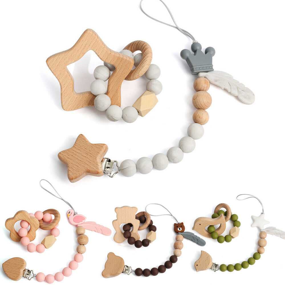 Baby Pacifier Chain Clip & Bracelets