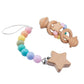 Baby Teether Toy Set Rattle Pacifier Chain Clip