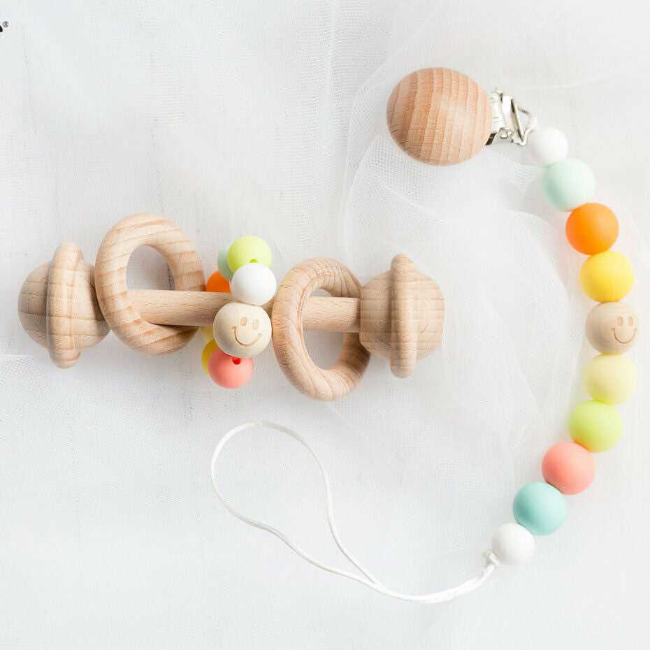 Beech Wood Stroller Toys