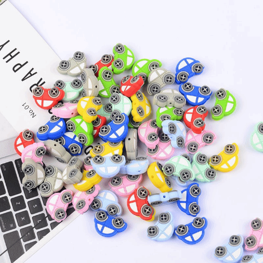 Car Silicone Beads 21*31mm