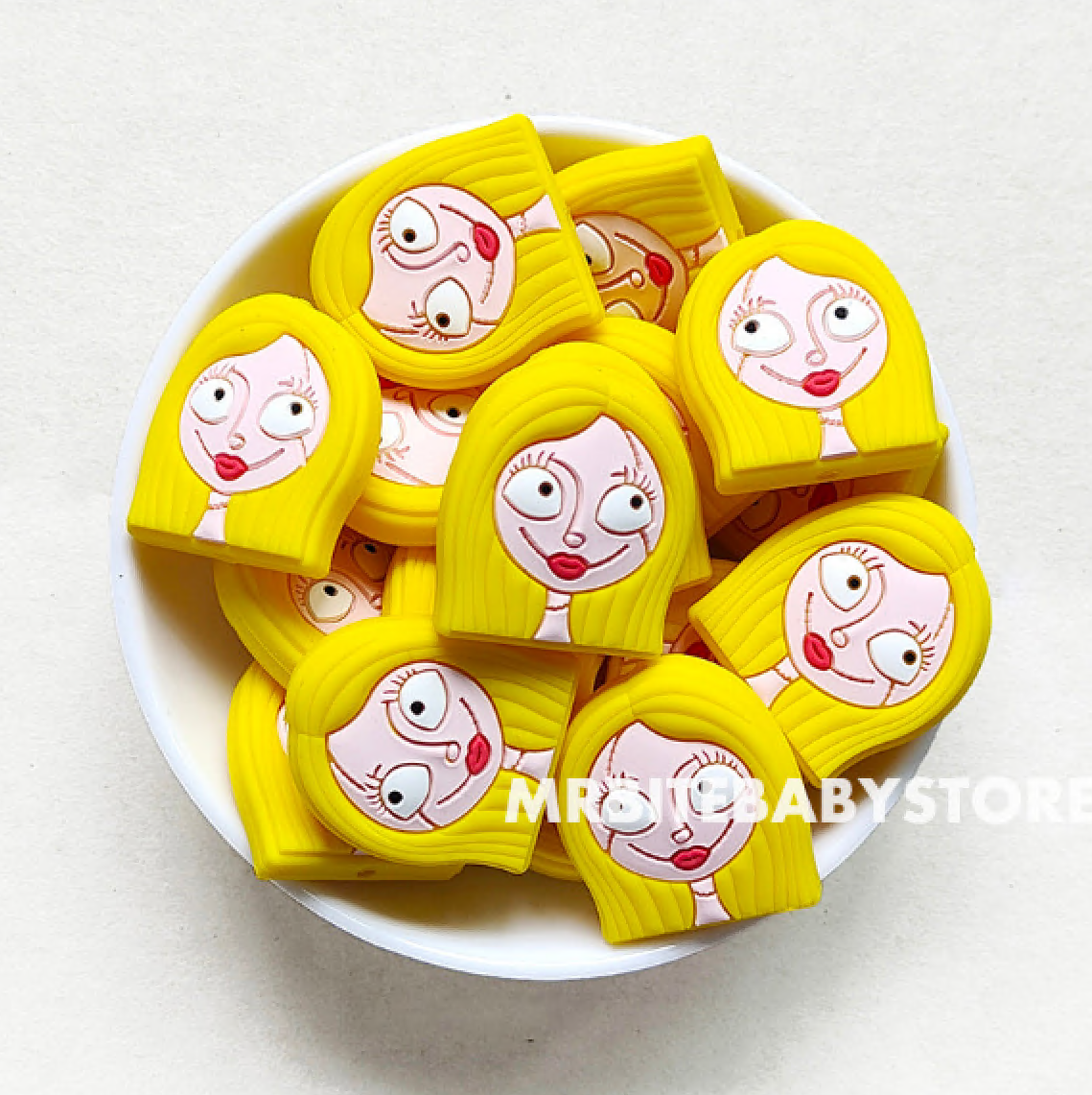 Halloween Patches Doll Silicone Beads - 30*27mm