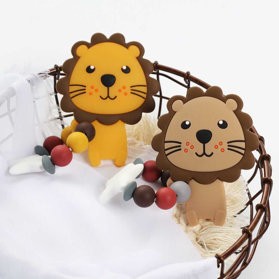Cute Lion Teether Bracelet Rattles