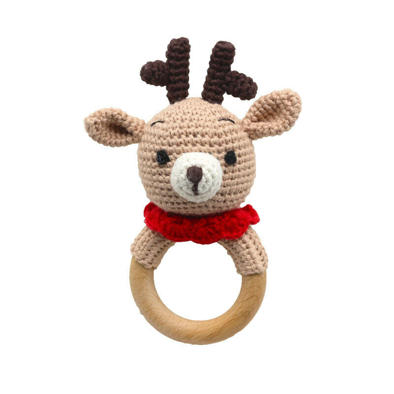 Crochet Elk - Rattles Set