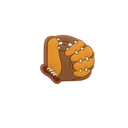 Silicone Baseball Mitt Gloves Beads -30*27*9mm