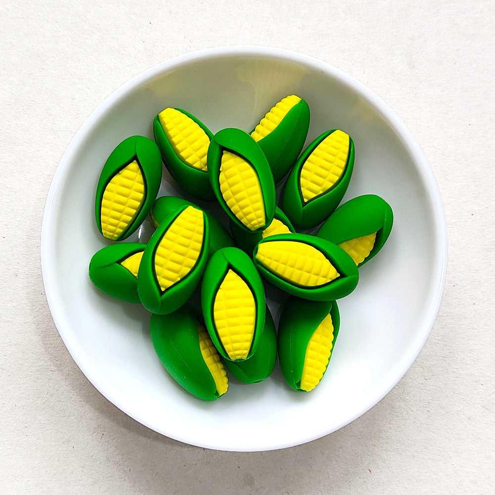 Corn Silicone Beads 27*15mm