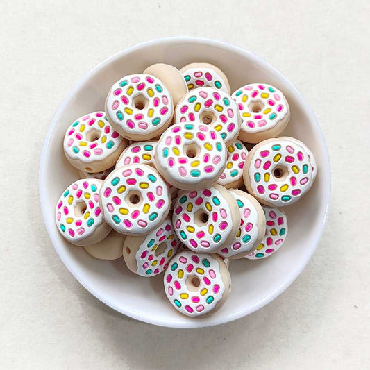 Donut Silicone Beads 22mm