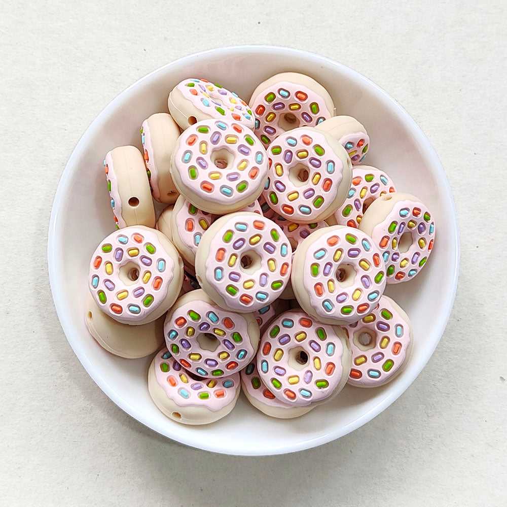 Donut Silicone Beads 22mm