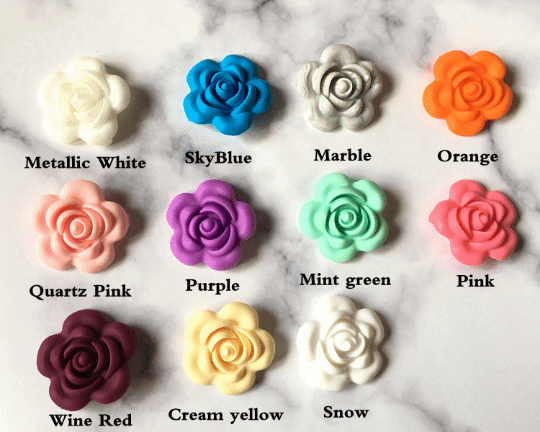 Rose Flower Beads