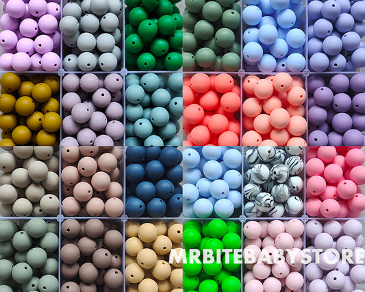 Solid Silicone Beads – MrBiteBabyStore