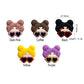 Glasses Girl Silicone Beads - 27.5*27.5mm