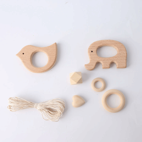 Wood Beads Kit DIY Teething Toys
