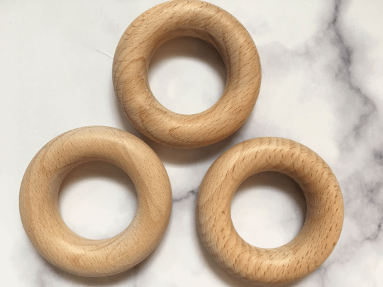 Thick 65MM Beech Wooden Ring