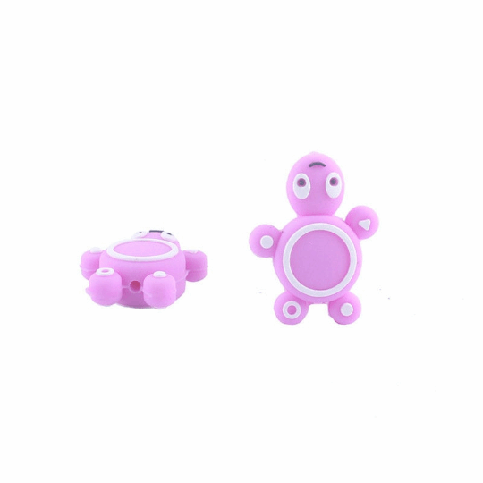 Turtle Silicone Beads 22.34*29.23mm
