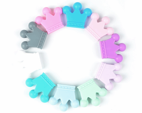 Silicone Crown Beads - 35*30mm