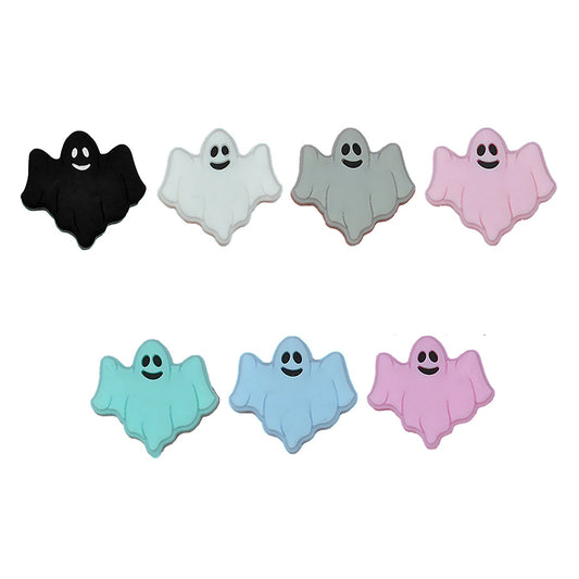 Halloween Ghost Silicone Beads